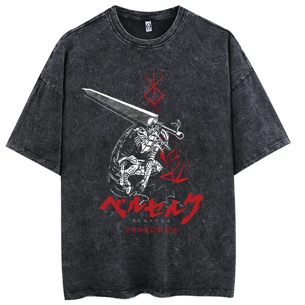 AURALUX” Camiseta Oversize Anime Shadow