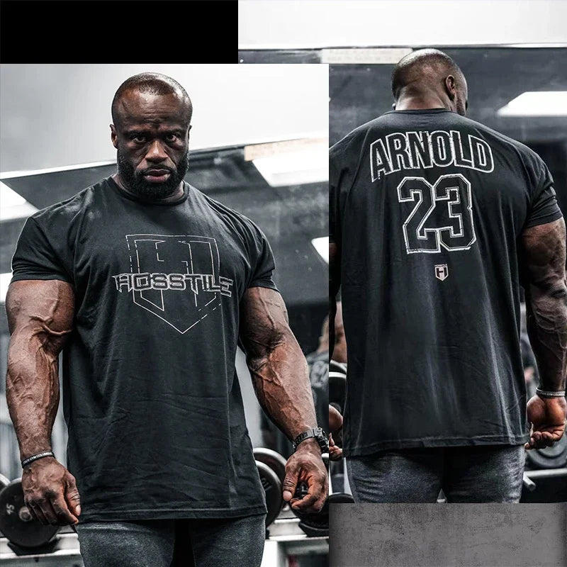 AURALUX TitanFit” Camiseta Oversize Premium para entrenamiento