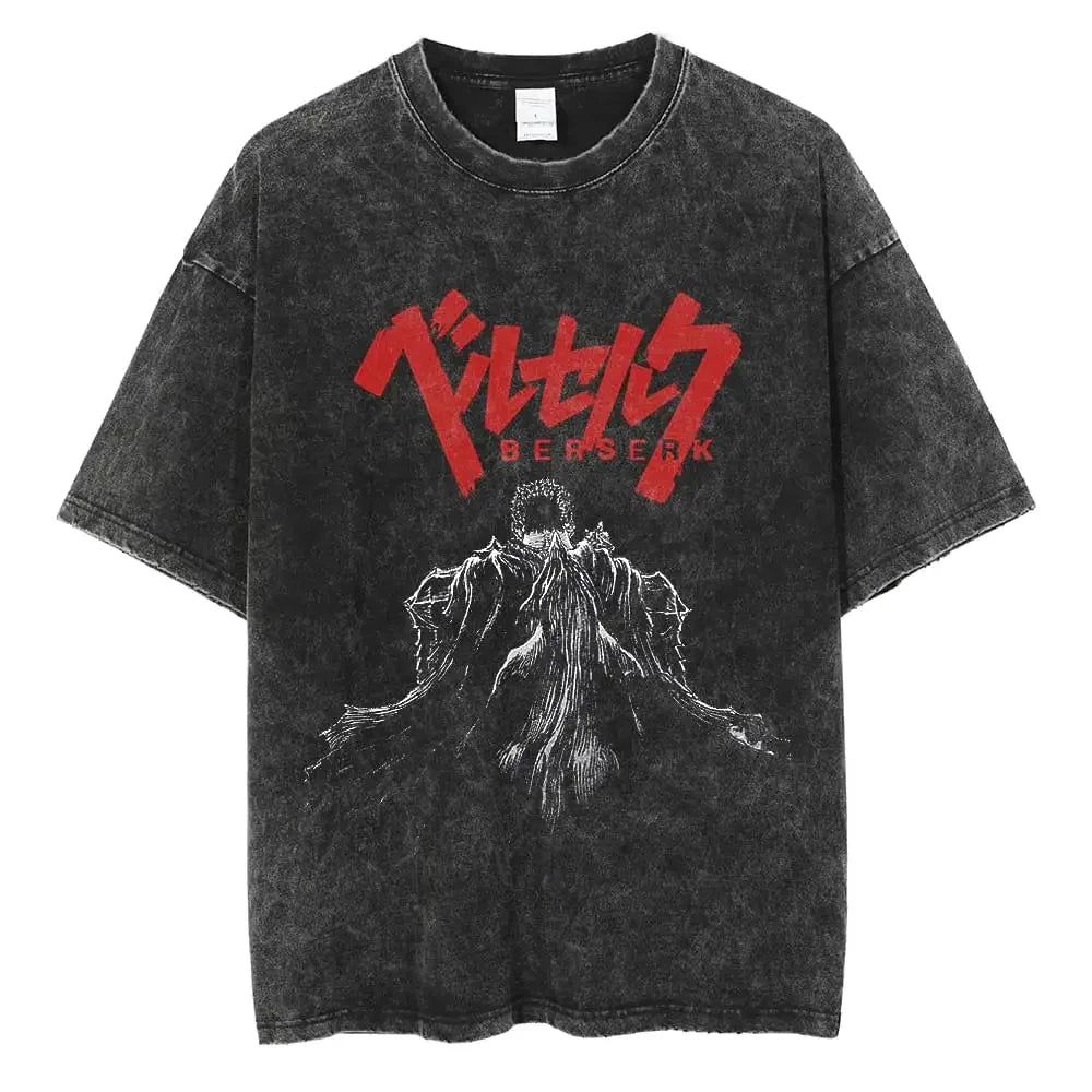 AURALUX” Camiseta Oversize Anime Shadow