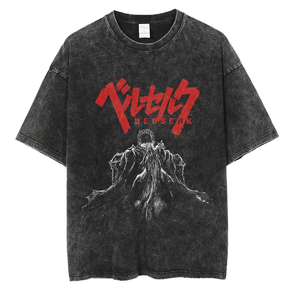 AURALUX” Camiseta Oversize Anime Shadow