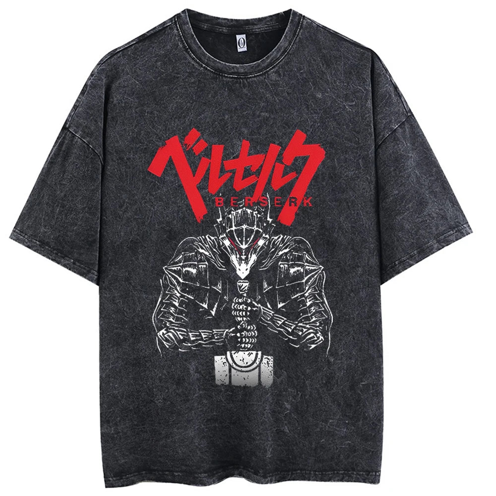 AURALUX” Camiseta Oversize Anime Shadow