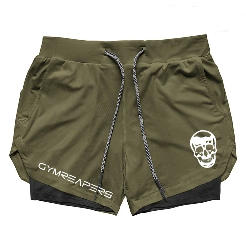 AURALUX Velocity 2-in-1 Performance Shorts