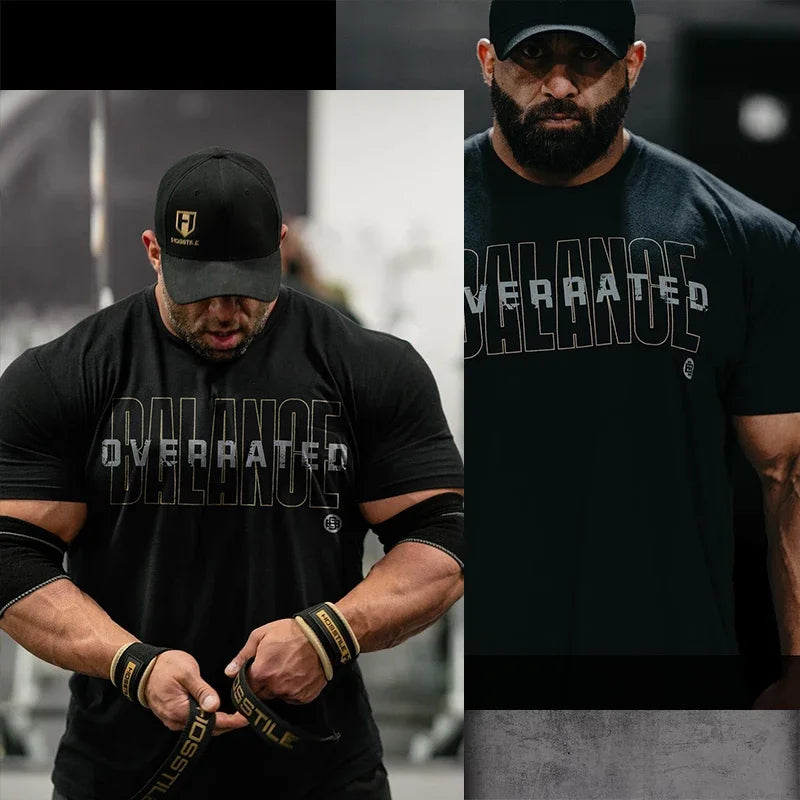 AURALUX TitanFit” Camiseta Oversize Premium para entrenamiento