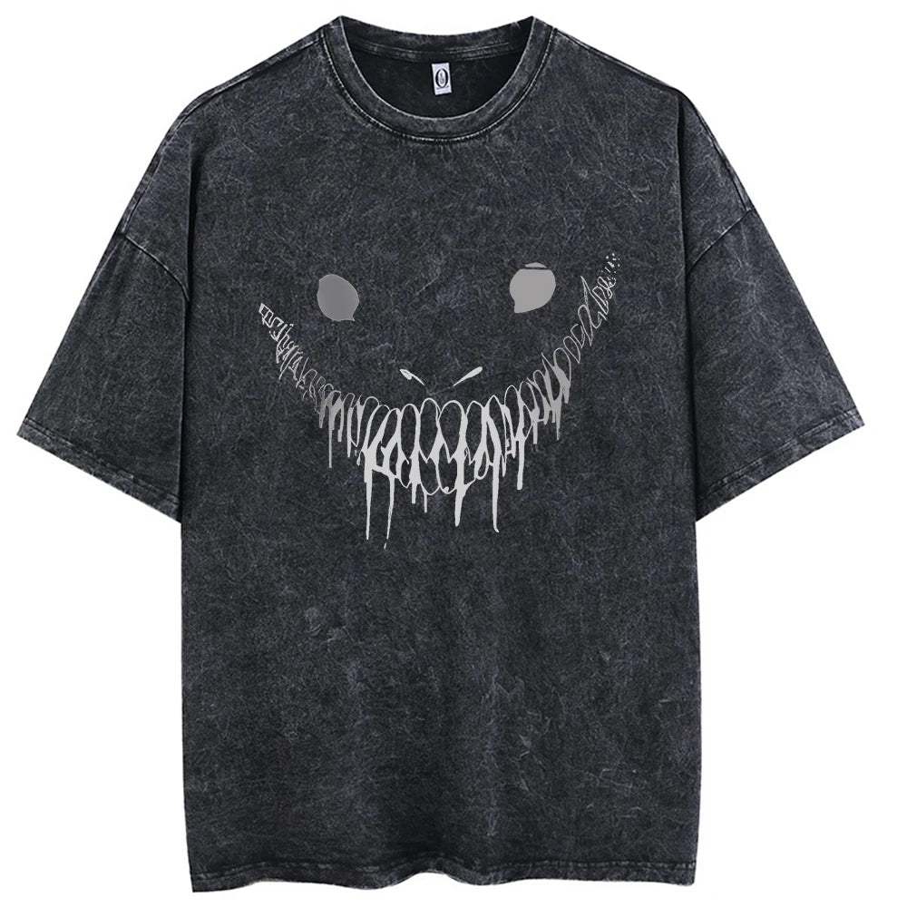 AURALUX” Camiseta Oversize Anime Shadow